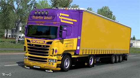 Scania Rjl Martin Snel Combo Skin Pack X Ets Euro Truck
