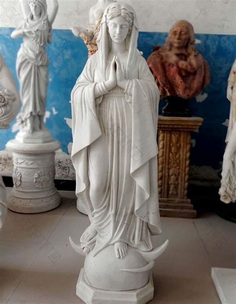 Life Size Religious Marble Virgin Mary Outdoor Statues Catholic Chs 280