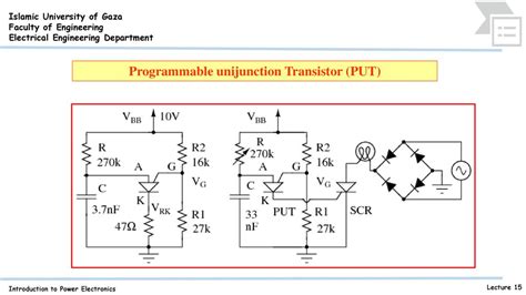 Programmable Unijunction Transistor Put Ppt Download
