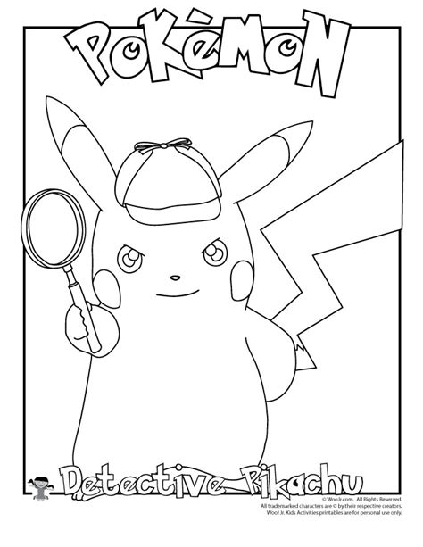 Pickachu Coloring Pages Coloring Home