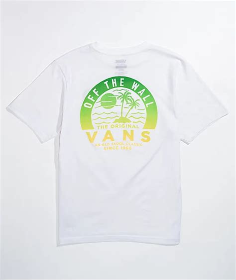 Vans Kids Island White T Shirt
