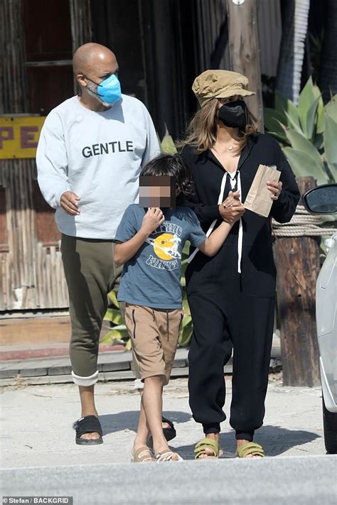 Halle Berry Holds Hands With Her Son Maceo Martinez At Malibu The