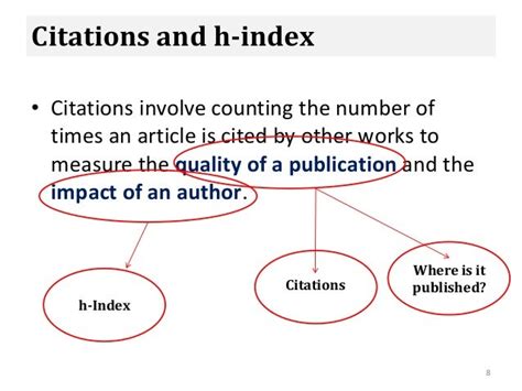 Indexing And Citations Metrics Your Guide For Prospective Research
