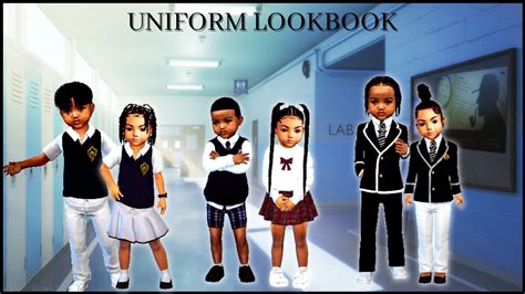 Uniform Lookbook Toddler Sims 4 Youtube