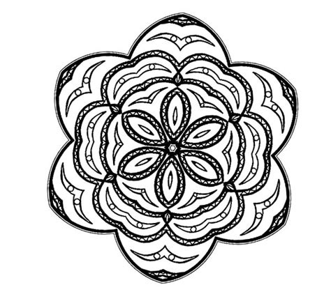 Wonderful Flower Abstract Coloring Pages Coloring Sky