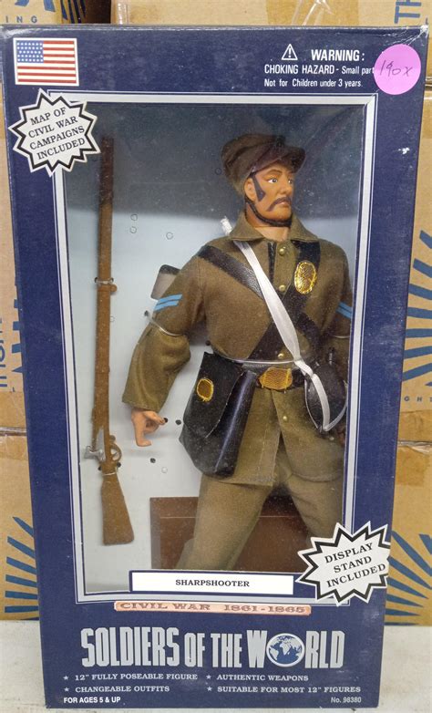 Lot Soldiers Of The World Civil War Sharpshooter Figure