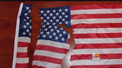 American Flags Vandalized In Nh Youtube