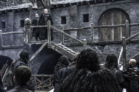 Jon snow is not welcome at castle black; Game of Thrones - Season 4 Episode 7 Still | Game of ...