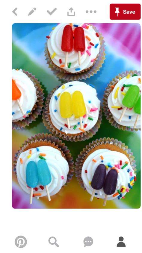 Popsicle Cupcakes Summer Cupcakes Popsicle Party Mini Cupcakes