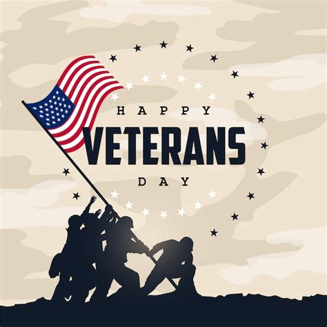Premium Vector Happy Veterans Day