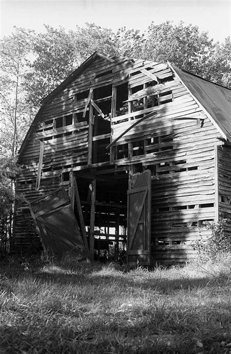 Black And White Barn Photograph Silver And Salt Etsy Best