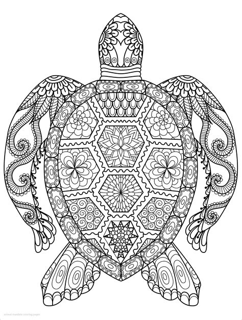 8 Best Of Mandala Animal Coloring Pages Collection Animal Coloring Images