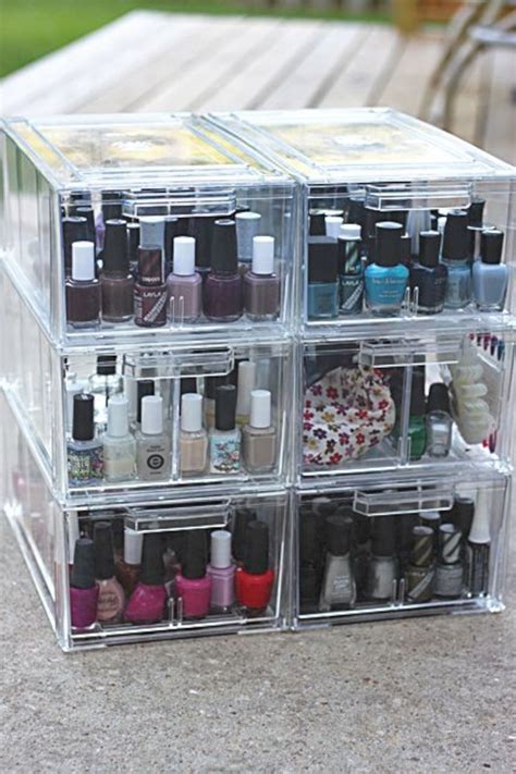 Diy nail polish organizers 8 ways to store your lacquers 17. 15 Nail Polish Storage Ideas | Nail polish storage, Shoe drawer, Diy nail polish