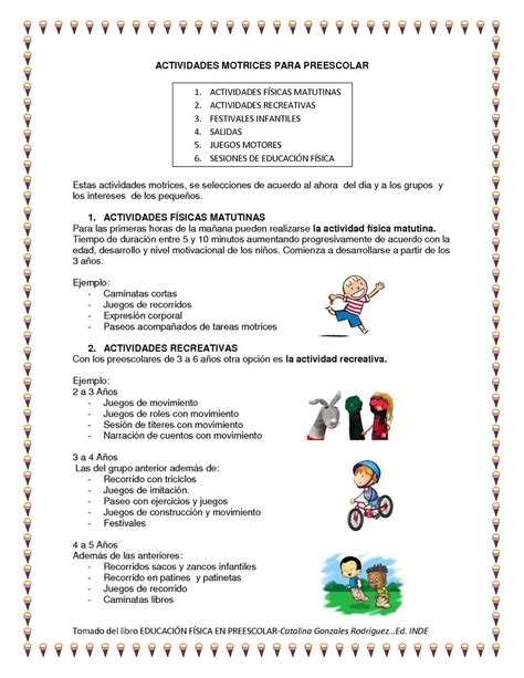 actividades de educacion fisica para niños de preescolar Pin de Anita en Evaluación Educación