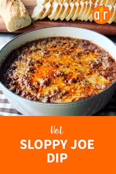 Hot Sloppy Joe Dip Amazing Dip Recipe For The Big Game Day