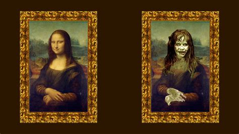 Download Creepy Mona Lisa Wallpaper