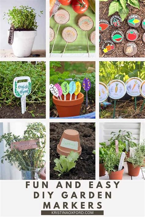 10 Fun Diy Garden Markers Kristina Oxford