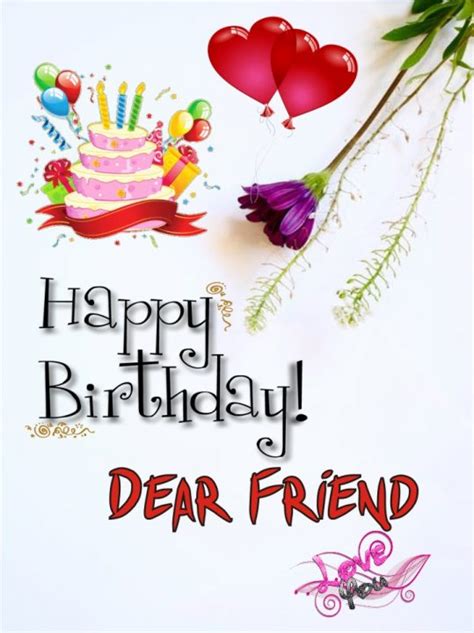 Birthday Wishes For Friend Greetings Images Collection Picsmine