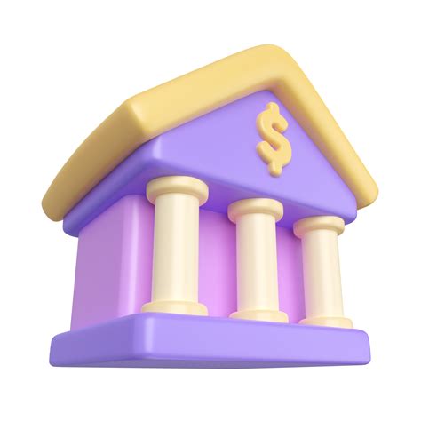 Bank 3d Illustration Icon 15214757 Png