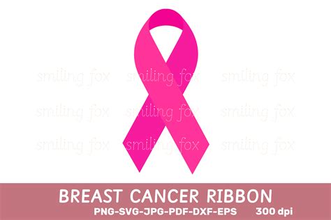Breast Cancer Ribbon Clipart Pink Ribbon Graphic By Lets Go To Learn