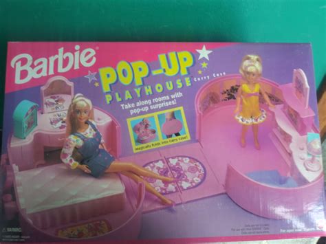 Mattel 1994 Barbie Pop Up Playhouse Barbie Furniture Playset Etsy