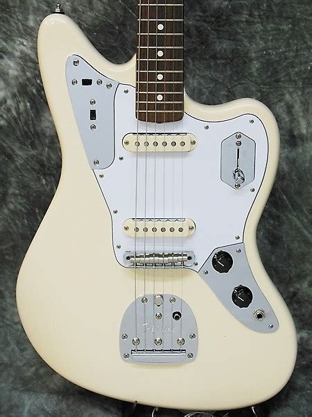 Fender Jaguar Johnny Marr White Spacetone Music Reverb