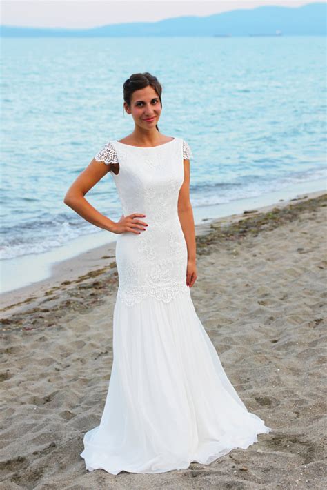 If you're not sure where to start, we've chosen a few of our favorite—and most versatile—dresses suited for any upcoming beach wedding or casual affair Bohemian Wedding Dress Beach Wedding Dress Lace By ...