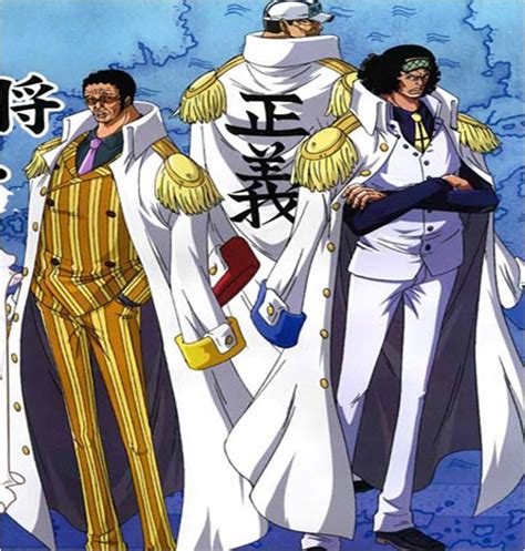 One Piece The Three Admirals By Mada654 On Deviantart