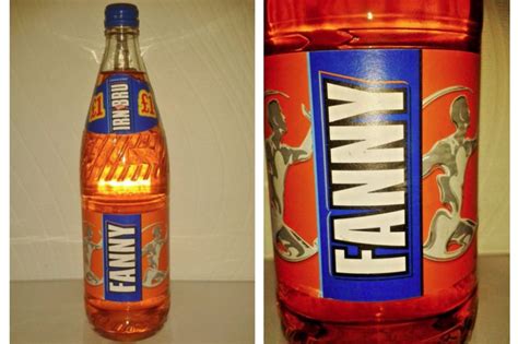 Someones At It This Fanny Glass Bottle Of Irn Bru Is On Sale For £