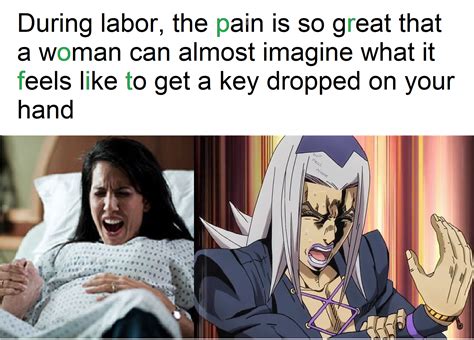 Jojo part 5 meme gifs. "this meme was so shit like Giorno"- Abbacchio ...