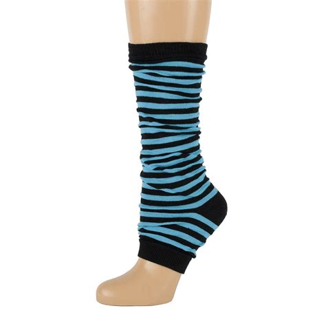 Striped Toeless Socks Leg Warmers Ebay