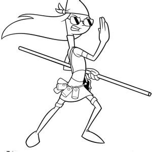 Would you like to color the fun characters of the most popular tv series phineas and ferb. Isabella From Phineas And Ferb Coloring Page : Kids Play Color