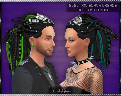 Srslysims Electric ‘black Dreads I Have Made For You 30