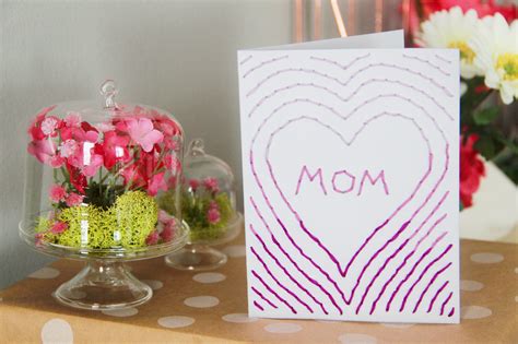 Continue the tradition with these mother's day diy gift ideas. DIY Embroidered Mother's Day Cards - Karen Kavett