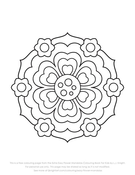 Simple flower coloring page {easy for kids!} shared on december 28 leave a comment. Free Colouring Pages | L.J. Knight