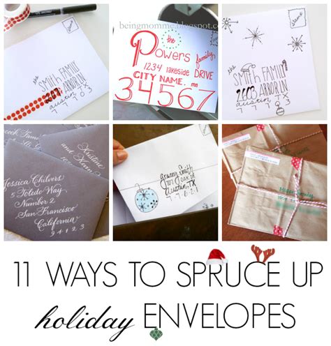 11 Clever Christmas Card Envelopes Craft