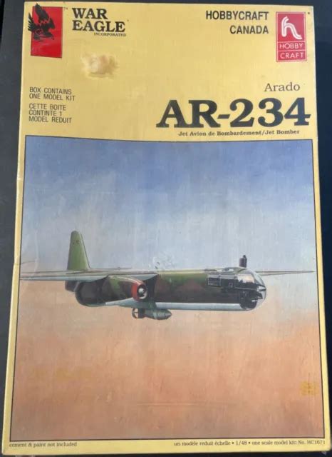 Hobbycraft Arado Ar 234 1671 148 Fs New Model Kit ‘sullys Hobbies 18