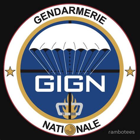 Gign France Special Forces Essential T Shirt By Rambotees Special