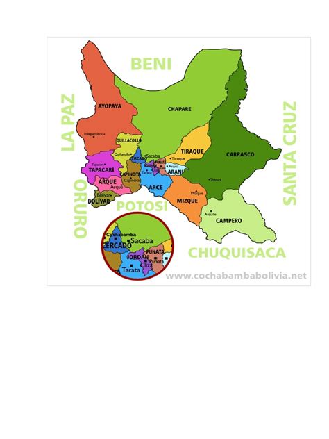 Cochabamba Mapa Político Pdf