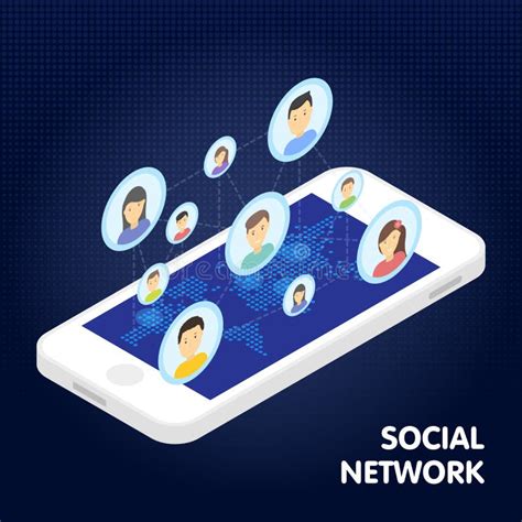 Social Network And Technology Concept Global Communication By Smart