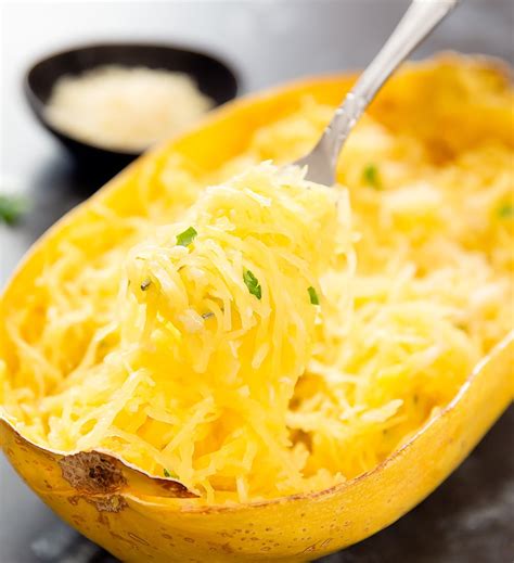 Garlic Parmesan Spaghetti Squash Kirbies Cravings