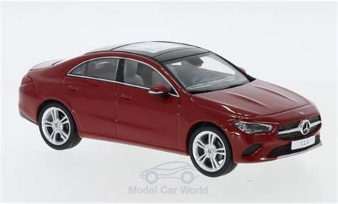 Diecast Model Cars Mercedes Cla 143 Spark Coupe C118 Red 2019