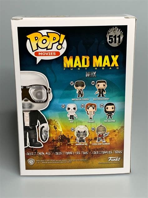 Funko Pop Mad Max Fury Road 511 Nux Popcultcha Exclusive Ebay