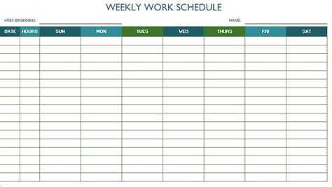 11 Free Sample Class Schedule Templates Printable Samples