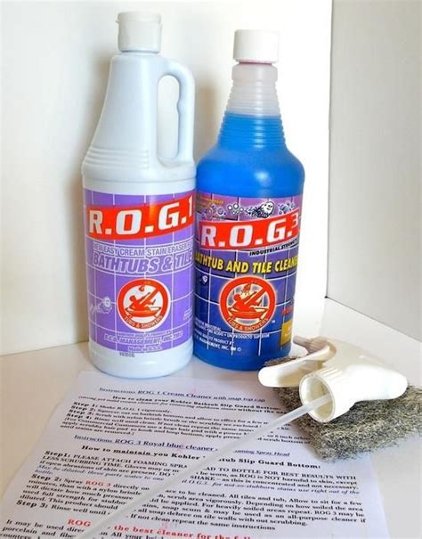 Rog3 Is The Only Kohler Approved Bathtub Cleaner Stain Remover That