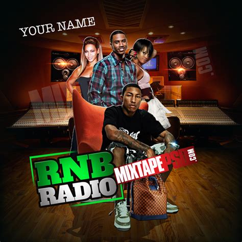 mixtape template rnb radio graphic design mixtapepsds