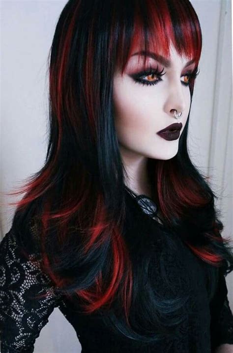 Vamp 10 Gothic Hairstyles Hair Styles Gothic Beauty