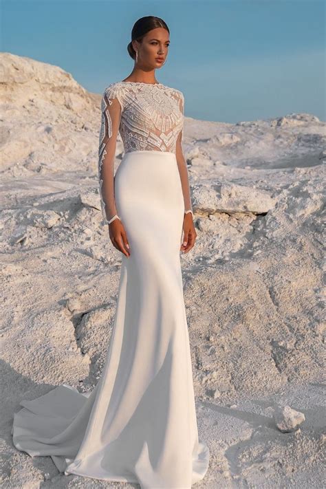 Classic Wedding Dress Mermaid Dress Satin Dress Bridal Gown Etsy
