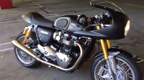 Triumph Thruxton R With Custom Accessories Youtube