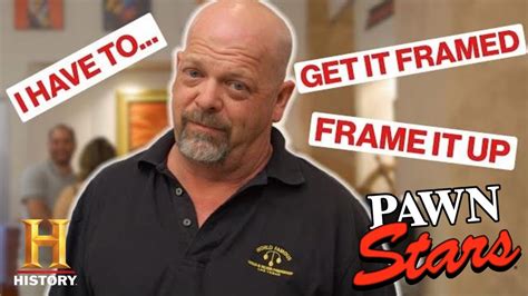 Pawn Stars I Have To Get It Framed 7 Tough Negotiations For Big